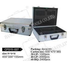 Professional easy carry aluminum tool instrument case with tool pallet